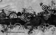abstract clouds white circles 1280x800 wallpaper 